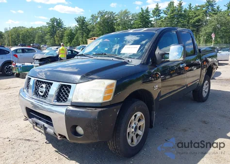 2004 Nissan Titan Se from USA, damaged, VIN 1N6AA07B04N580140